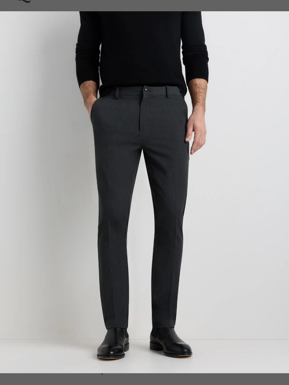 Quince Ultra-Stretch Smart Chino Pants Men’s 30x30 Dark Charcoal Performace
